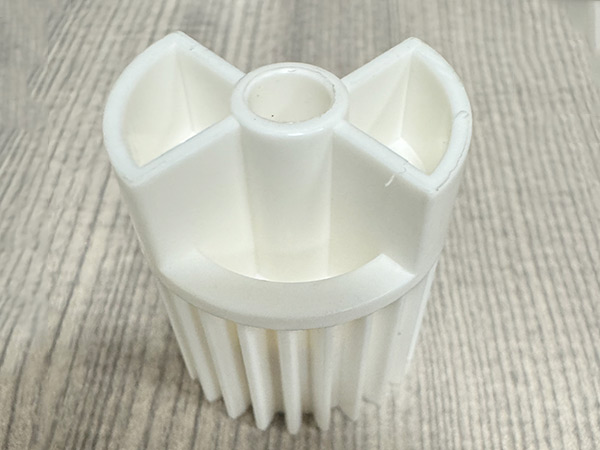 Plastic gear casing